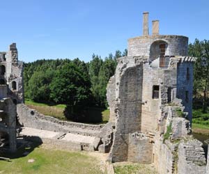 Vue de l'intérieur des fortifications