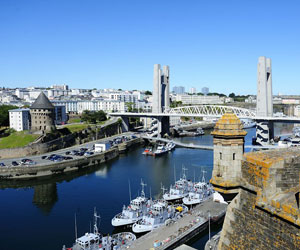 Vue sur la ville de Brest