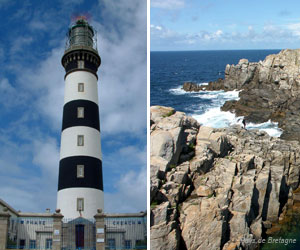 Phare du Créac'h et côte de l'île