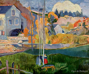 Le moulin David, Paul Gauguin