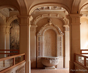 Intérieur du château de Trévarez