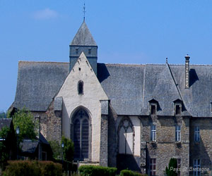 Détail de l'abbaye de Paimpont