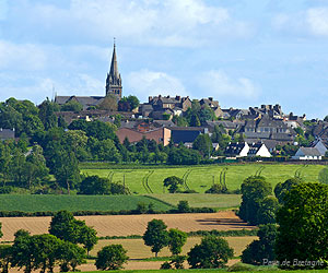 Vue du bourg de Bécherel