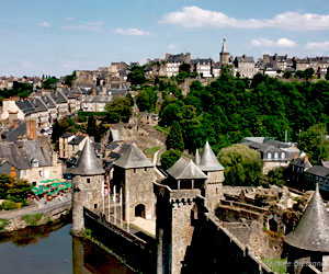 Entrée du château de Fougères