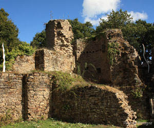 Partie intérieure du château de Ranrouët