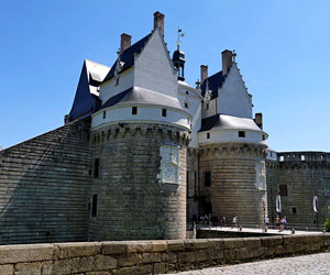 Entrée principale du château de Nantes