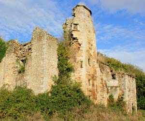 Vue du château de Coët Candec en 2013