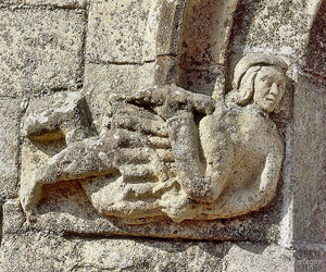 Détail d'architecture au château de Josselin