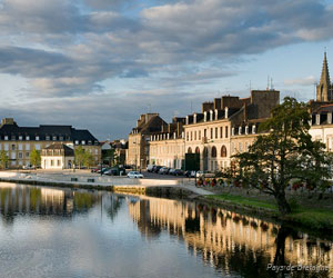 Pontivy au bord du Blavet